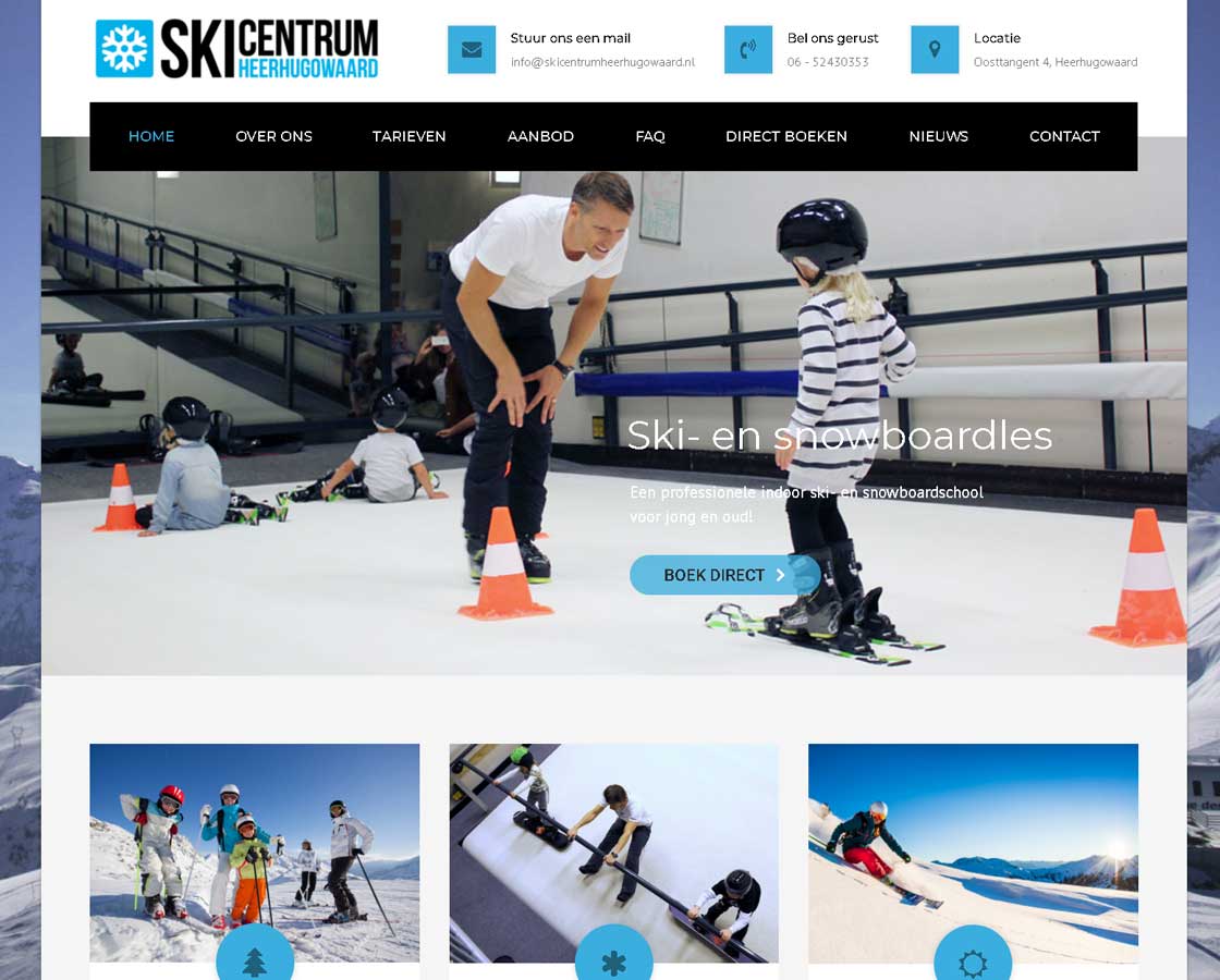 SkicentrumHeerhugowaard_Website_Maken_Alkmaar_Heerhugowaard